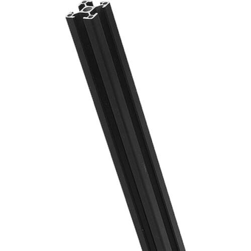 Black 100-1200mm 2020 T-slot Aluminum Extrusions Aluminum Profiles Frame for CNC Laser Engraving Machine Durable