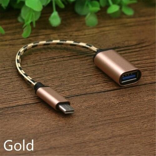 For Type-C Interface Card Reader USB3.1 Mobile Phone Memory Card OTG Adapter USB 2.0 A Female to Type-C Male Cable