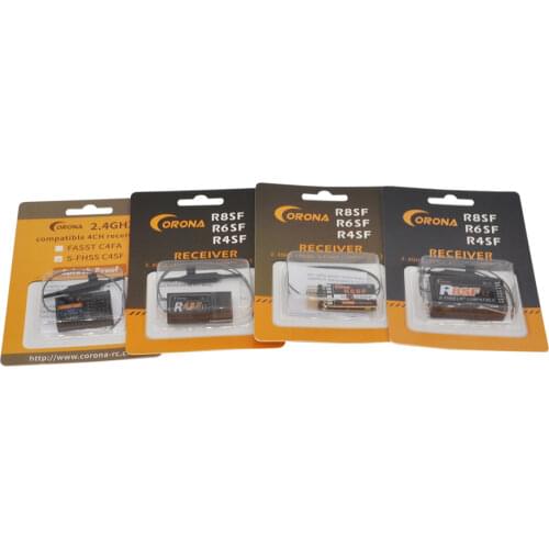Corona 2.4G R4SF R6SF R8SF S-FHSS/FHSS receiver compatible FUTABA S-FHSS T6 14SG