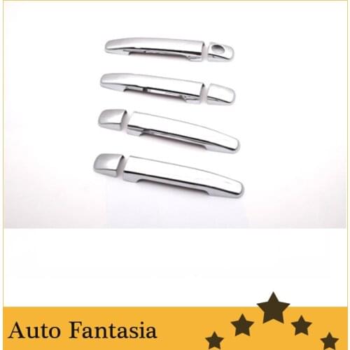 Flexible chrome trim Chrome Door Handle Cover for Mercedes Benz W202 C Class-Free Shipping