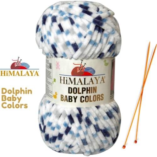 Himalaya Dolphin Baby Colors, Baby Yarn, Knitting Baby, Crochet Yarn, Baby Blanket Yarn, Variegated Turkish Yarn, Velvet Yarn