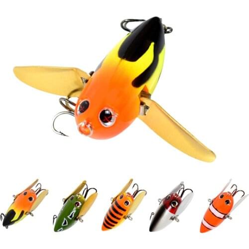 GOBYGO 58MM 12.5G Popper Fishing Lures Blade Floating Bait Crankbait Artificial Wobbler Lures Sea Fishing Tools Fishing Tackle