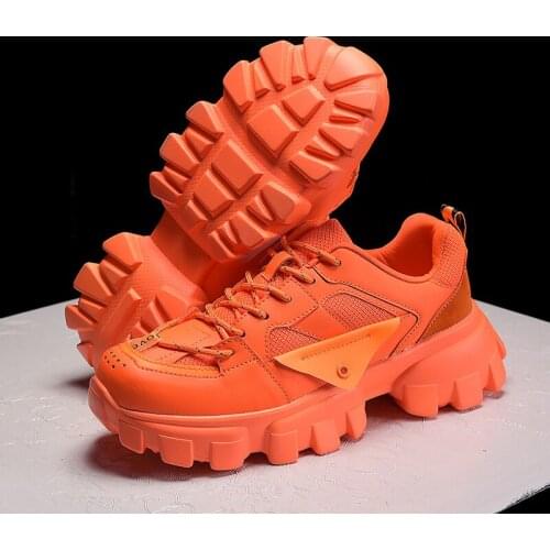 New Casual Shoes Men Autumn Breath Jagged Sneakers Thick Bottom Daddy Shoes Men Outdoor Walking White Footwear Zapatos Hombre