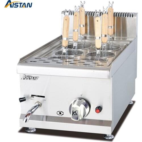 GH538 Commercial restaurant kitchen stainless steel noodle cooking machine 6 baskets electric/gas noodle cooker