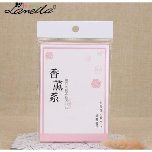 Ms. Facial Oil-Absorbing Paper 80 Sheet Suede Fragrance Oil-Absorbing Paper Linen Face to Oil-Paper A582