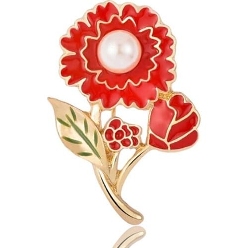 Fashion Women Bridal Brooch Bouquet Flower Boutquet Broches Mujer Lapel Pin Brooches Christmas Brooches and Pins For Gift X1484