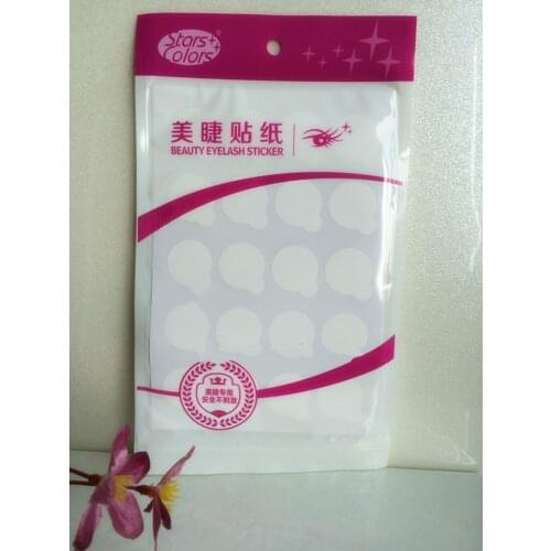 100pcs disposable Eyelash glue holder Pallet Eyelash Extension glue pads stand on eyelash jade stone small size 2.5cm