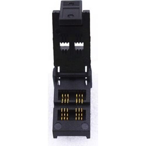 SOT23-6L-1.3 Burn in socket pin pitch 0.95mm IC body size 1.3mm clamshell test programming adapter original socket