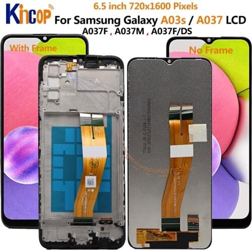 Original For Samsung Galaxy A03s LCD A037F,A037M,A037FD,A03 S display Touch Screen Digitizer For Samsung A03s Display