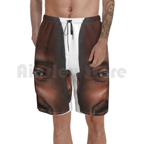 Shaq Power Beach Shorts Men Beach Pants Swim Trunks Shaq Shaquille Oneal Basketball Coffee Funny Tall Men Basketball