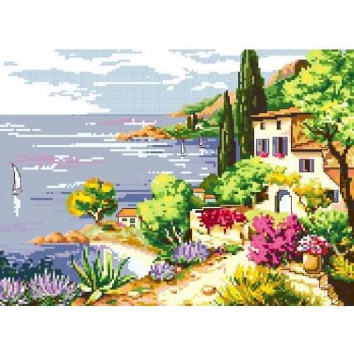 FJ136 For Needlework Kit NOT PRINTED Cross stich Painting Set Cross Stitch Kits Cross-stitch Embroidery Set Stitch Kits Cross