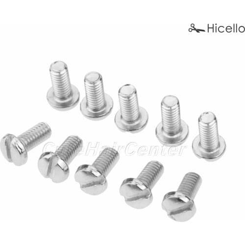 50PCS Sewing Machine Screws 10mm Flat Bed Needle Plate screws for lockstitch Industrial sewing machine Hicello
