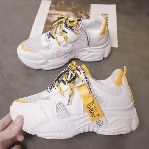 2021 Summer Women Casual Shoes Outdoor Breathable Mesh Flat Walking Shoes Lace Up Women Sneakers Shoes Women Shoes Mujer Zapatos