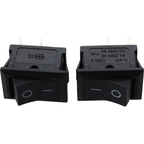 2 Pcs Auto Car AC 6A/250V 10A/125V 2 Pin 2 Position ON/OFF Rocker Switch KCD1