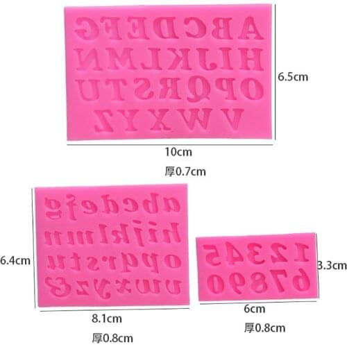 3Pcs Letter Number Pendant Message Resin Mold Epoxy Resin Jewelry Making Tools Dried Flower Resin Decorative DIY Hand Crafts