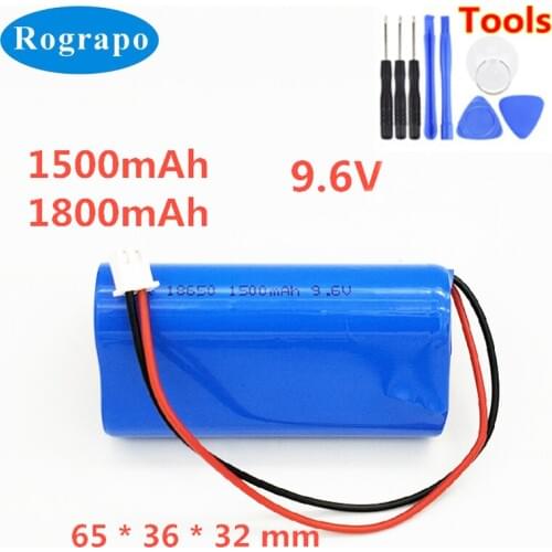 New Battery For Midea R1-L061D E 9.6V Full Accumulator 2-wire Plug+tools