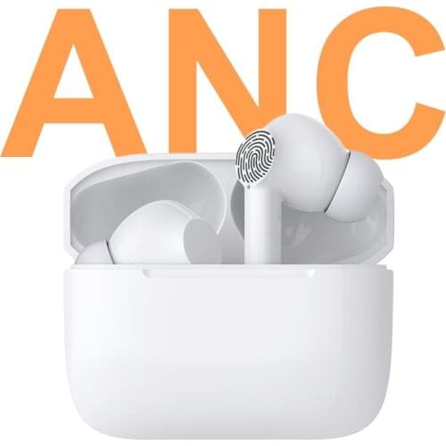ANC Active Noise Cancelling Bluetooth 5.1 Earphone TWS True Wireless Earbud Hi-Fi Audio Gaming Headphone Touch Control