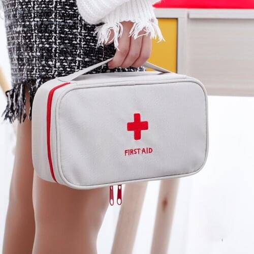 Emergency Medical First Aid Kit Bag Waterproof Car Kits Bag Outdoor Travel Survival Kit Empty Bag