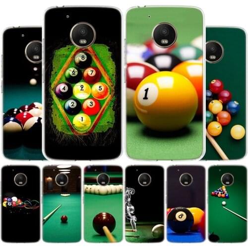 Billiards Snooker Phone Case For Motorola Moto G9 G8 G7 G6 G5 E6 E5 Plus Play Power + One Action Macro Cover Coque Shell