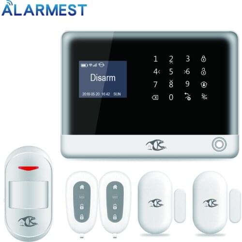 English/Russian/Spanish/Nederland WIFI GSM Home Burglar Security Alarm System Motion Detector APP Control
