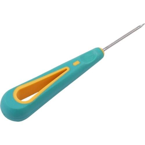 Shoes Repair Tools Awl Hook Needle Steel Stitcher Hole Punching Sewing Awl Needles For Leather Detachable Hand Stitcher Taper
