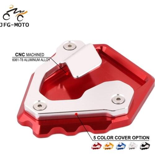 Motorcycle CNC Aluminum Foot Sidestand Kickstand Extension Plate Side Stand For HONDA CRF1000L CRF 1000L Africa Twin 2016-2018