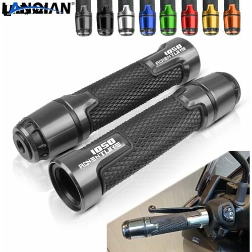 For 1050 Adventure 7/8 22MM Motorcycle CNC Handlebar Grips Hand Grips Ends Adventure 1050 2015 2016 2017 2018 2019 Parts