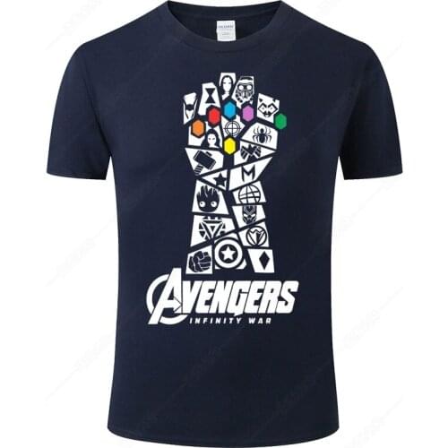 The Avengers T Shirt Men 2021 Summer Cotton Print T-Shirt Fashion Short Sleeved Tee Homme Clothes Camisetas Hombre J74