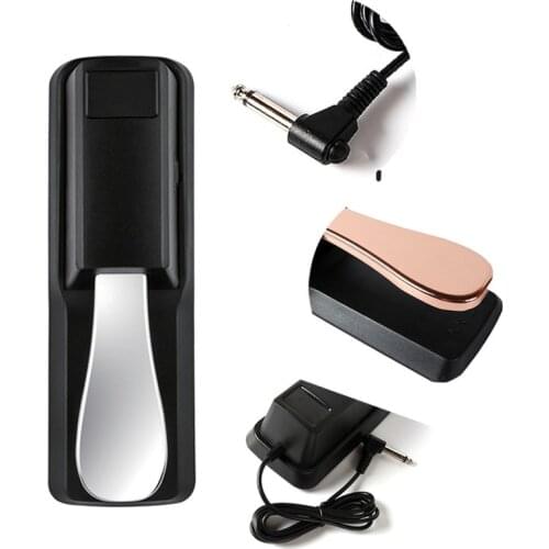 New Upgrade Sustain Pedal with Cable Damper Pedals for Roland Korg Electric Piano, Midi Keyboard, Synthesizer, Electronic Organ