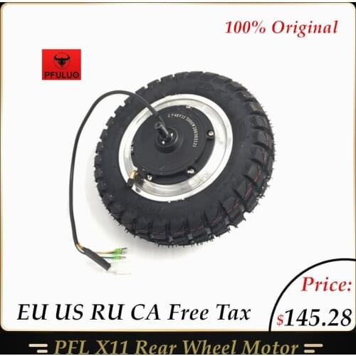 Original Rear Wheel Motor For PFULUO X 11 Smart Electric KickScooter Foldable SkateBoard 1000W motor Rear Wheel Motor Parts