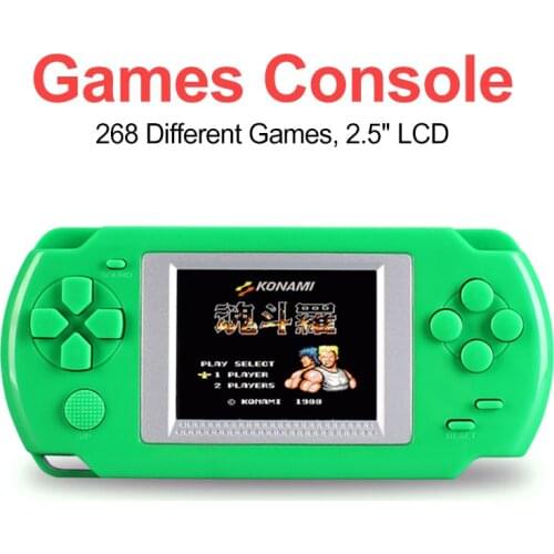Mini Handheld Game Consoles With 268 Different Games 502 Color Screen Display Video Game Console Retro Game Player For Kids Gift