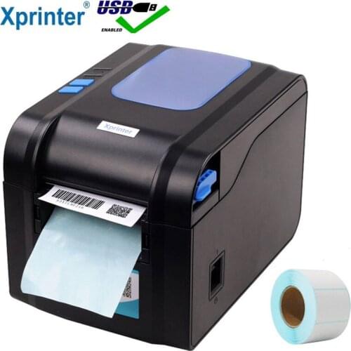 Xprinter 80mm Thermal Label Printer 20mm-80mm Barcode Sticker Printer Bluetooth Printer 365B 370B 330B LAN Bluetooth USB