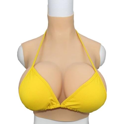 RAOPIN Crossdresser Breast Forms Silicone G Cup Boobs Shemale Fake Chest Transgender Cosplay Drag Queen Fake Boobs Breastplate