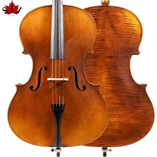 Rare Professional song "Master" Cello 4/4 ,flames back,Huge and powerful sound