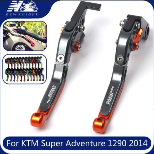 For KTM Super Adventure 1290 2014-2018 2017 2016 Motorcycle CNC Aluminum Alloy Adjustable Foldable Brake Clutch Lever Accessorie