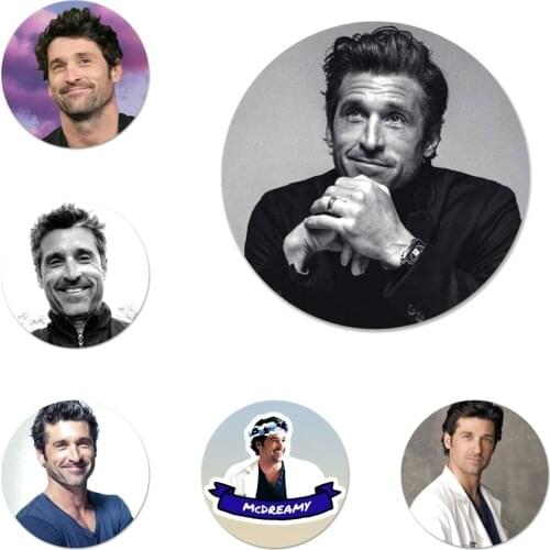 Grey Anatomy McDreamy Black Badge Brooch Pin Accessories For Clothes Backpack Decoration gift