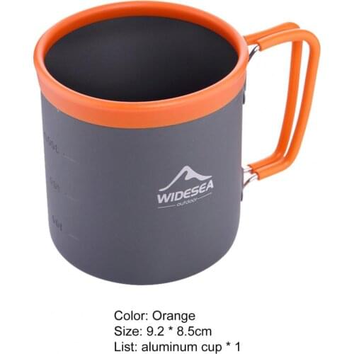 480ML Camping Cup Sturdy Wear-resistant Food Grade Material Tourism Crockery Water Cup for Traveler