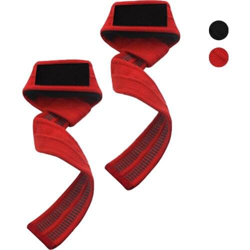 1 Pcs Fitness Weightlifting Wrist Support Belt Pull-up Grip Belt Gym Professional Bandage Non-slip Dumbbell Wrist Protect