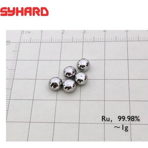 1g 5g 10g High Purity 99.98% Metal Ruthenium Bean Ru For Research