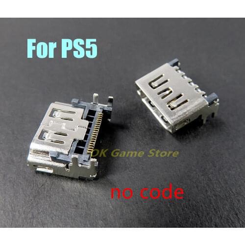 2pcs Original New HD interface Port For PS5 HDMI-compatible Connector Jack Socket Interface for Sony Play Station 5