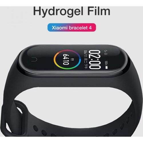 5Pcs 3D Protective Glass for Xiaomi mi band 4 glass film for Mi band 4 Smart Watchband 4 Soft Screen Protector Film For mi band