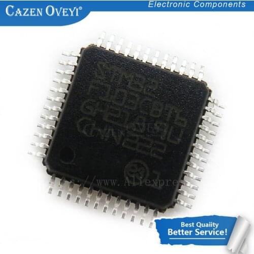 5pcs/lot STM32F103CBT6 STM32F103CB 32F103CBT6 128KB QFP-48 In Stock