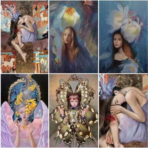 5D Diy Square/Round Diamond Painting Original Art Character Painting Mosaic Cross Stitch Set High Quality Decorative Painting