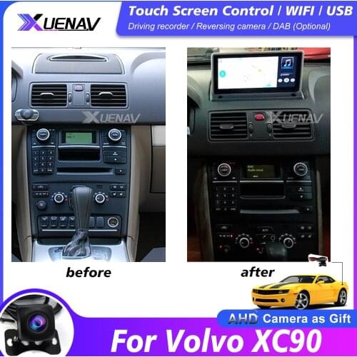 Car DVD Player GPS Navigation For Volvo XC90 Car 2004-2016 Stereo Multimedia Video Player Car GPS Touch Screen With carplay