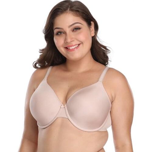 Bra For Womens Lingerie Plus Size Sexy Bralette Lager Cup Underwire Support Top Brassiere 32-48 B C D DD E F G H I J Cup