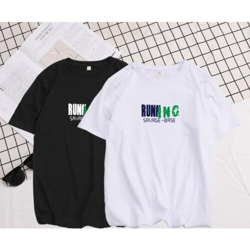 Cotton mens short-sleeved t-shirt summer tide brand new simple wild t-shirt summer boys trend ins loose clothes