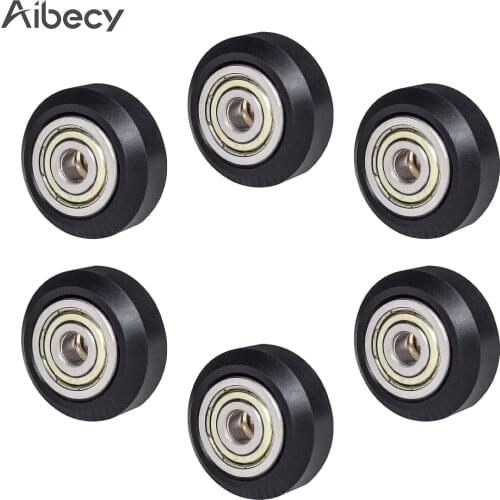 Anet 20pcs 3D Printer Parts POM Pulley Wheel 625zz Idler Pulley Gear Passive Round Wheel