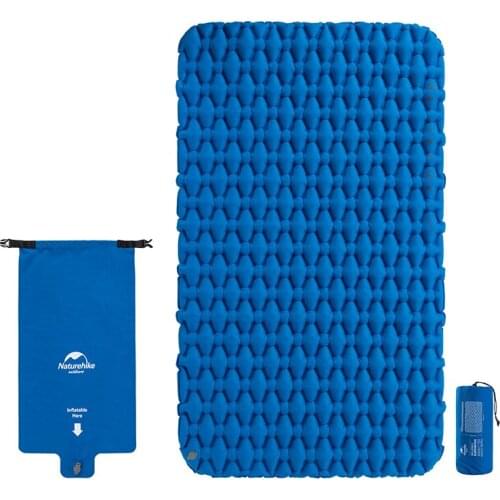 Lightweight Moisture-proof Air Mattress Nylon TPU Inflatable Mattress Camping Mat For 2Person NH19Z055-P NH19Z013-P