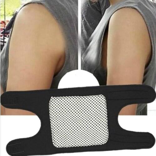 Magnetic Therapy Self-Heating Arm Elbow Brace Support Belt Anti Cellulite Tourmaline Pain Relief Weight Loss Strap Bandage
