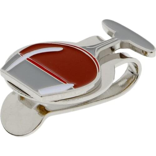 Golf Ball Marker with Standard Hat Clip - Universal for any Hat/Cap/Visor